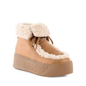 NEW SEYCHELLES women's warm and fuzzy boots in beige